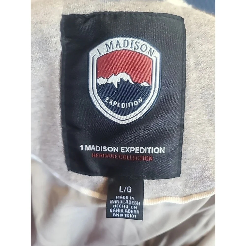 1 Madison Expedition Women's Knit Full Zip Hood Jacket Large - Picture 2 of 16